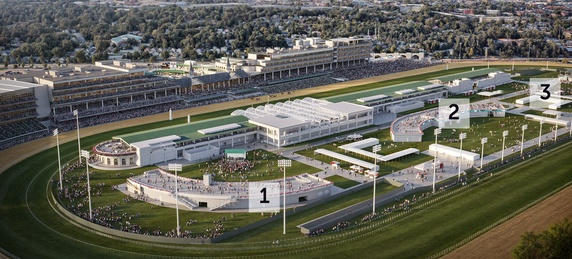 Infield General Admission at Churchill Downs (Rendering)
